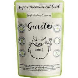 GUSSTO CAT - FRESH CHICKEN & PRAWNS (KURCZAK & KREWETKI)  SASZETKA 85 G